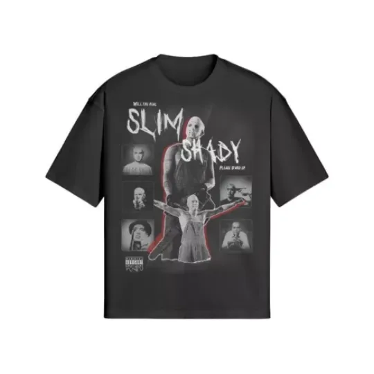 Eminem Slim Shady Detroit Tee, Vintage Bootleg 90s Shirt, Rap God Music Gift