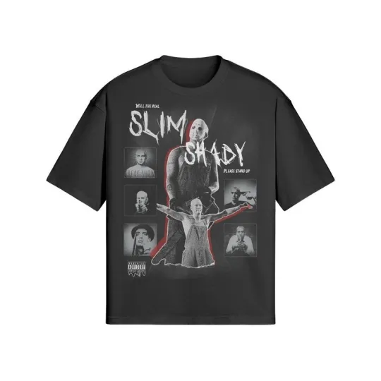 Eminem Slim Shady Detroit Tee, Vintage Bootleg 90s Shirt, Rap God Music Gift