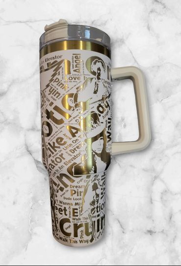 40oz Engraved Rockstar Tumbler