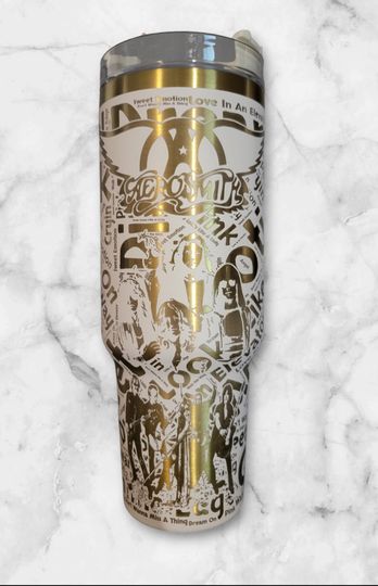 40oz Engraved Rockstar Tumbler