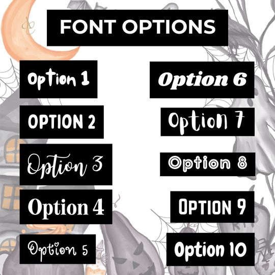 Halloween Custom Candy Bag