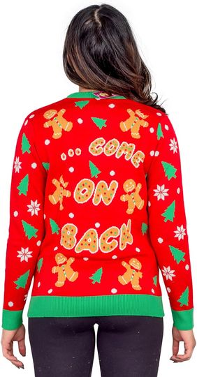Grab a Snack Gingerbread Ugly Christmas Sweater