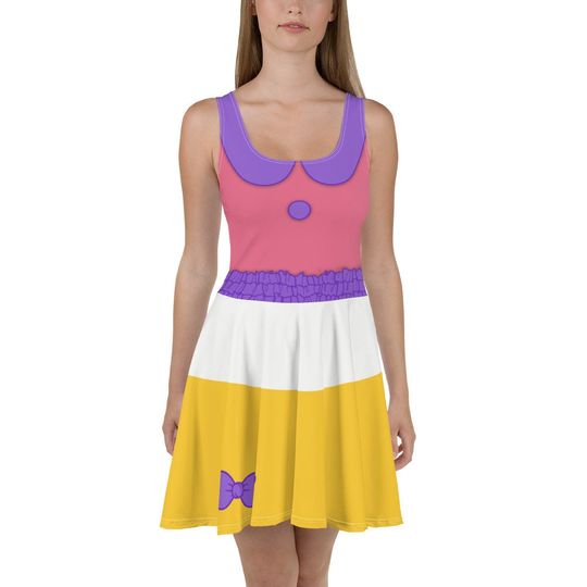 Daisy Inspired Skater Dress