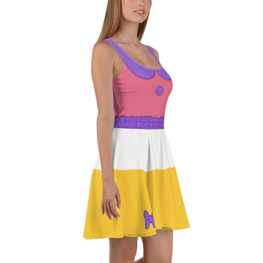 Daisy Inspired Skater Dress
