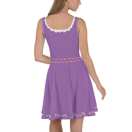 Rapunzel Inspired Skater Dress