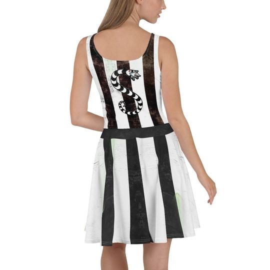 Beetle Ghost Skater Dress