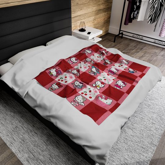 Hello Kitty Fleece Blanket | Kids Gift