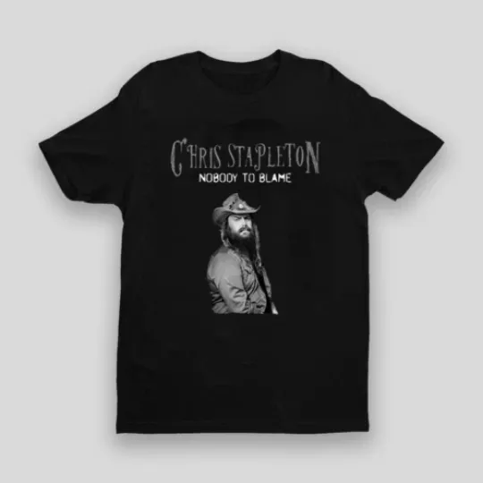 Chris Stapleton Nobody Cotton T-Shirt Unisex All Size