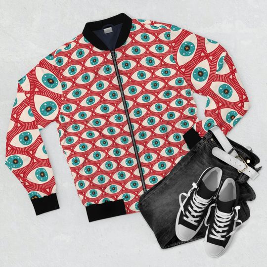 All seeing All Knowing Unisex Bomber Jacket