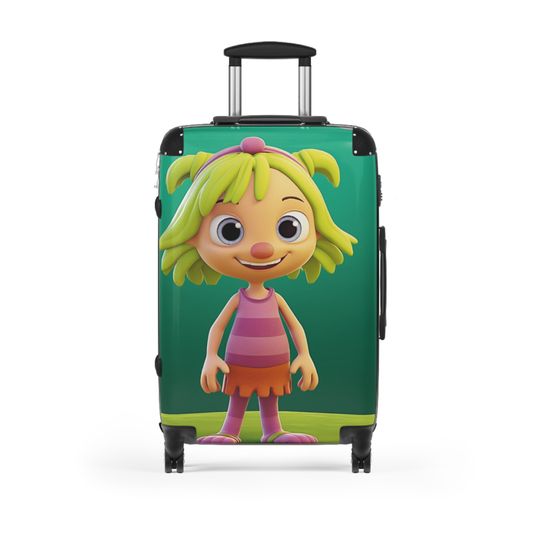 3D Animated Girl Suitcase: Whimsical Adventures Await