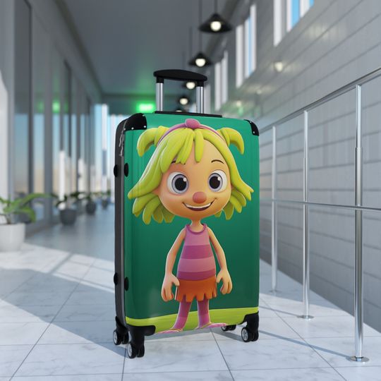 3D Animated Girl Suitcase: Whimsical Adventures Await