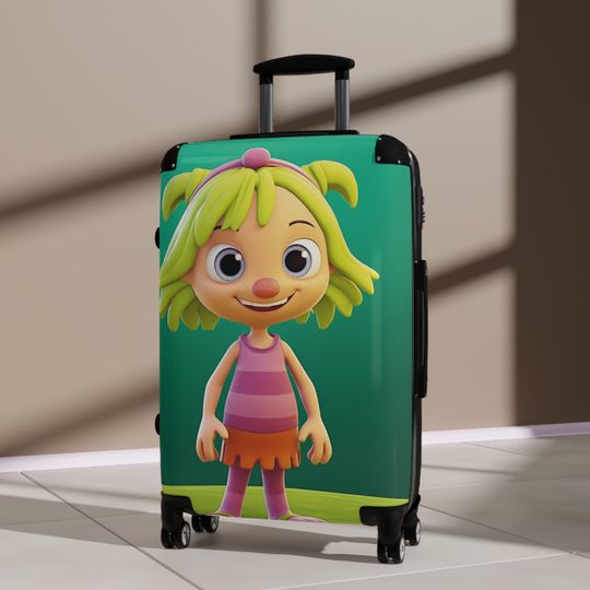 3D Animated Girl Suitcase: Whimsical Adventures Await