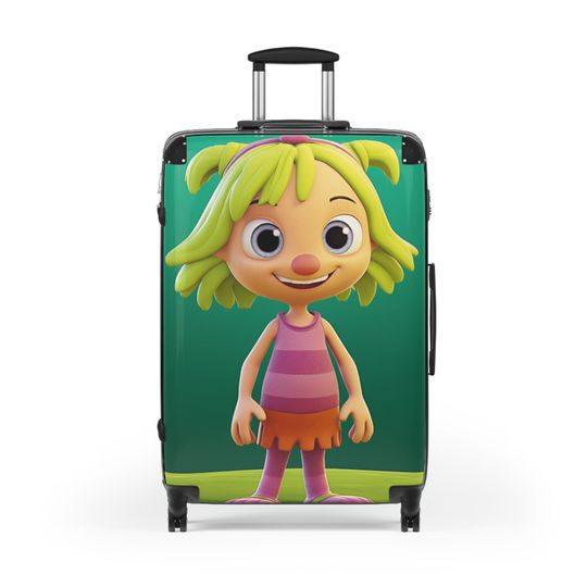 3D Animated Girl Suitcase: Whimsical Adventures Await