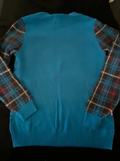 UGLY CHRISTMAS SWEATER MEN'S/YOUNG MENS XL MERRY FISHMAS NWT