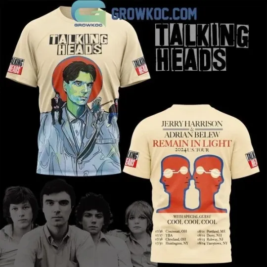 Talking Heads Remain In Light 2024 Tour T-Shirt