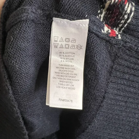 Jingles & Joy Ugly Sweater Wool Blend Unisex All I Want Is Peace & Quiet