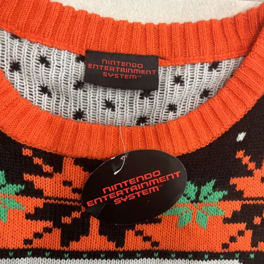 Nintendo NES Controller Adult Small Ugly Christmas Sweater Keep It Classic NWTs!