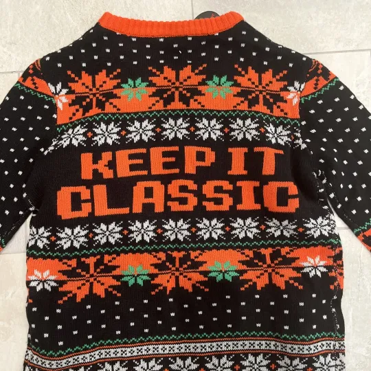 Nintendo NES Controller Adult Small Ugly Christmas Sweater Keep It Classic NWTs!