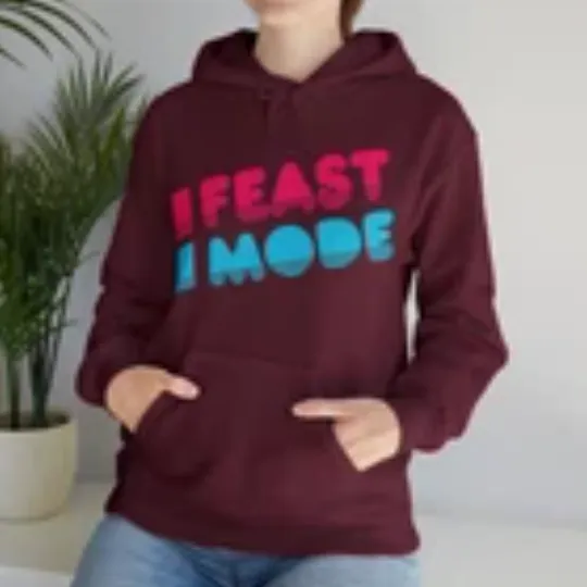 Retro Feast Mode Thanksgiving Graphic Hoodie