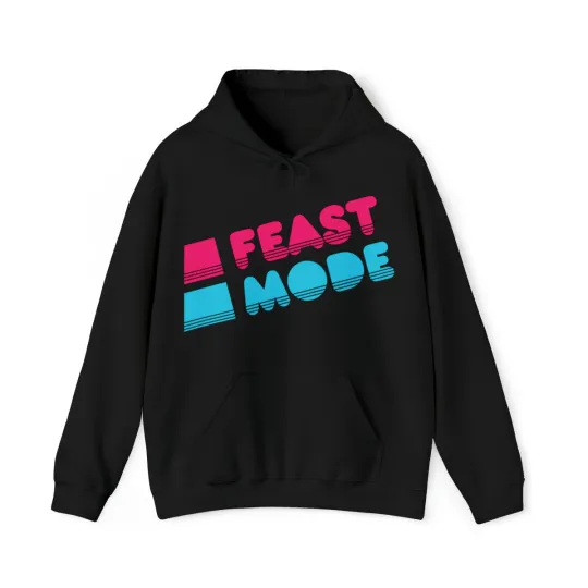 Retro Feast Mode Thanksgiving Graphic Hoodie