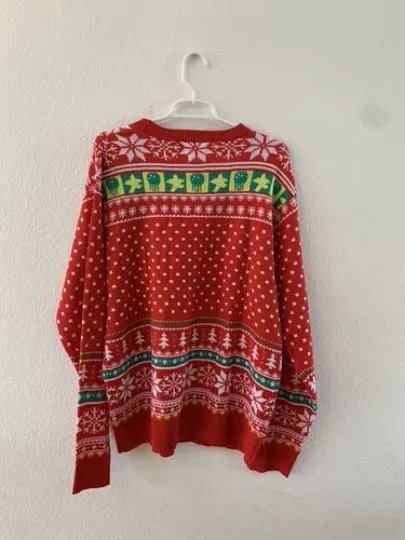 NEW Nick 90s Spongebob Squarepants Mens Ugly Christmas Sweater Size Medium