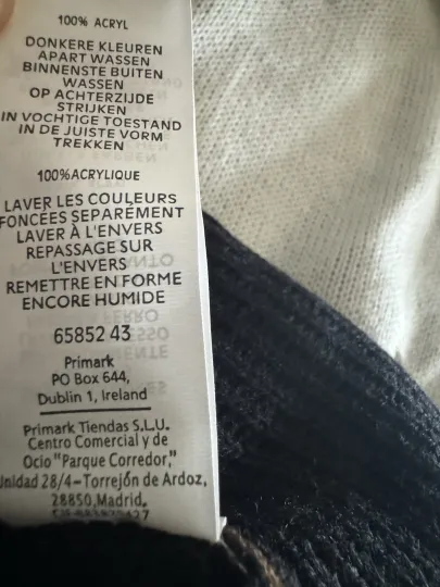 Christmas Pudding Men’s Jumper Sweater Ugly Funny Dinner Party Primark Large NEW