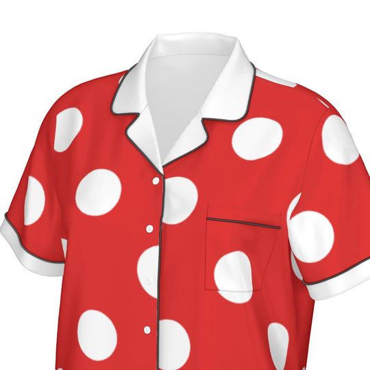 Lady Mouse Women's Short Sleeve Pajama Set