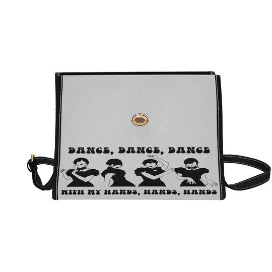 Character Wednesday Lock bag (black shoulder strap, black edging)