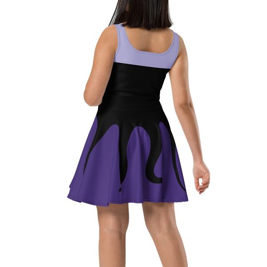 Ursula Costume Skater Dress- Made to Order