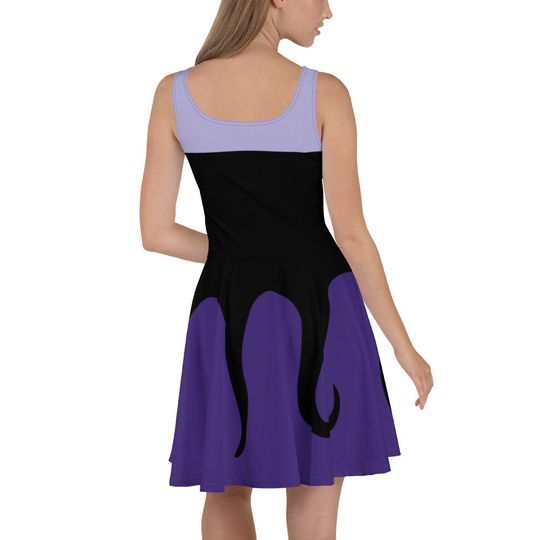 Ursula Costume Skater Dress- Made to Order