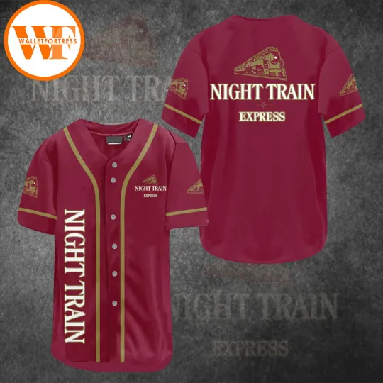 Night Train Express Baseball Jersey, Whisky Lover Jersey Shirt