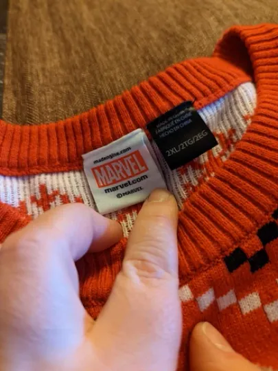 Deadpool Ugly Christmas Sweater, scarf & winter hat