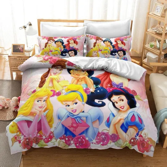 Disney Princess Cinde Bella #3 Bedding Set Bedroom Decor King