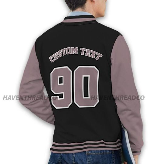 AJ 3 Black Violet Ore Unisex Varsity Jacket, God Got Me Varsity Custom, Custom Baseball Jacket