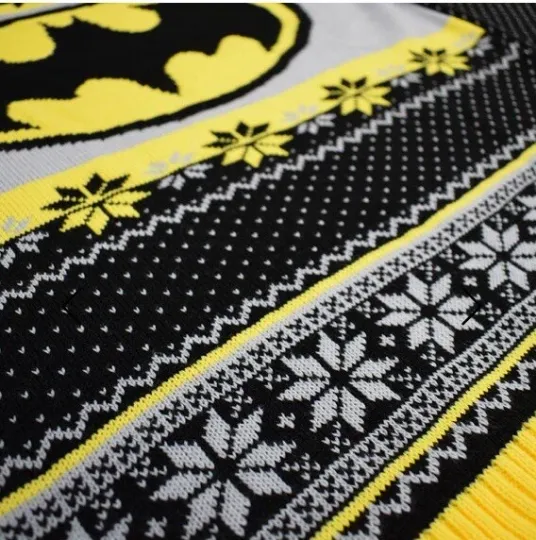 Medium (UK) Batman Xmas Christmas jumper / sweater by Numskull / DC / Gotham