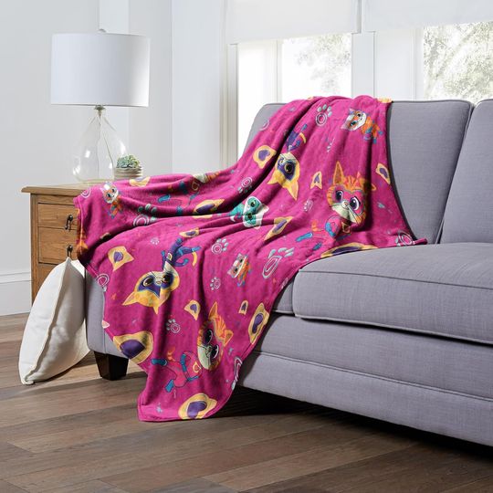 Northwest SuperKitties Silk Touch Throw Blanket, 50" x 60", Super Pattern