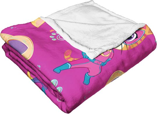 Northwest SuperKitties Silk Touch Throw Blanket, 50" x 60", Super Pattern