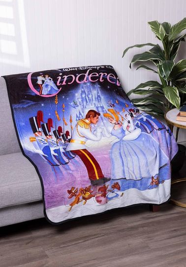 The Northwest Group, LLC Classic Cinde Movie Poster Micro Raschel Throw Blanket Standard
