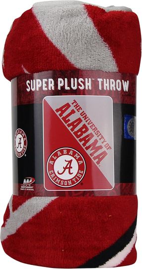 Officially Licensed NCAA "Halftone" Micro Raschel Throw Blanket, 46" x 60", Multi Color