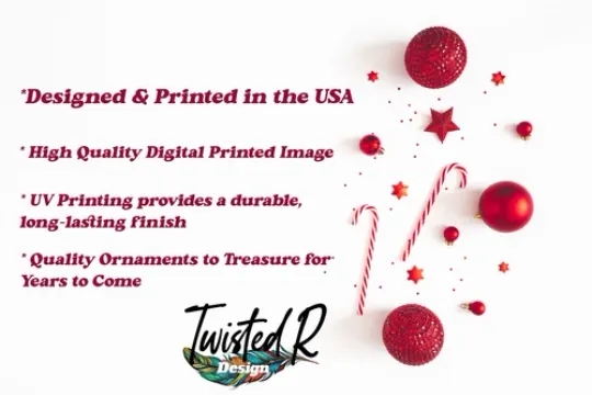 White Trash Christmas Ceramic Ornament Christmas Tree Decoration