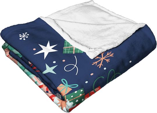 Northwest Scooby Doo Silk Touch Throw Blanket, 50" x 60", Driving in a Winter Wonderland