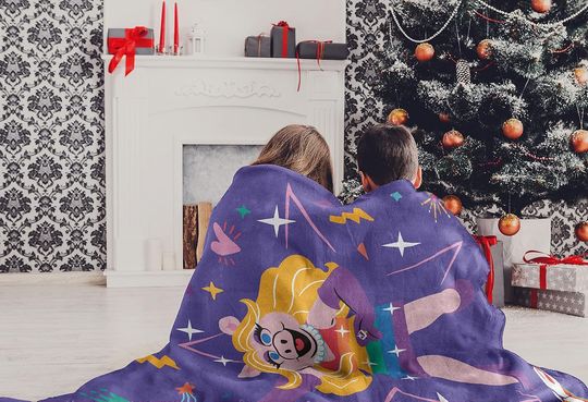 Northwest Muppets Micro Raschel Throw Blanket, 46" x 60", Fierce and Fab