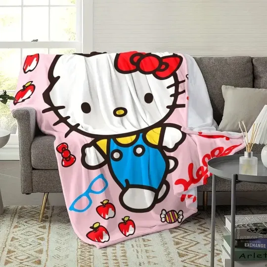 Throw Blanket Sanrio Hello Kitty