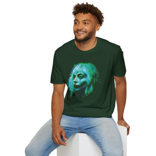 Ld ga joker harley quinn Unisex Softstyle T-Shirt, halloween tee, joker movie, movie tee