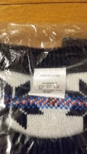 BUD LIGHT Ugly Christmas Holiday Sweater PROMO NEW SEALED Med RARE!