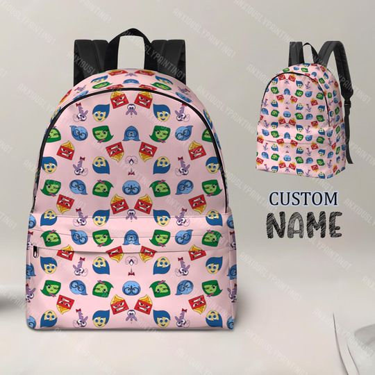 Inside Out 2 Backpack, Inside Out Character Backpack, Back To School Bag, Travel Bag, Kid Adult Backpack