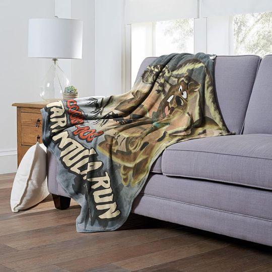 Northwest Scooby Doo Silk Touch Throw Blanket, 50" x 60", Tarantula Run