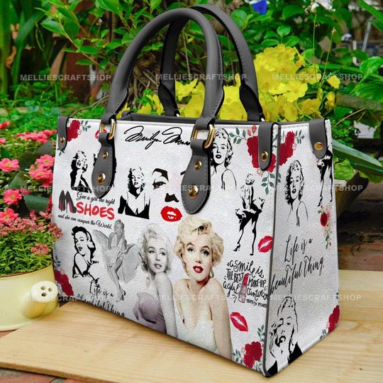 Marilyn Monroe Leather Handbag,Marilyn Monroe Lover's Handbag,Gift For Her