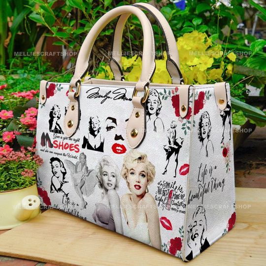Marilyn Monroe Leather Handbag,Marilyn Monroe Lover's Handbag,Gift For Her