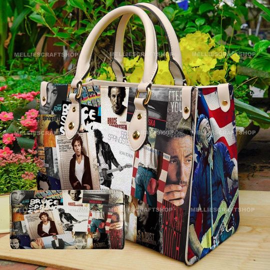Bruce Springsteen Leather Handbag, Springsteen Lover's Handbag, Gift For Her